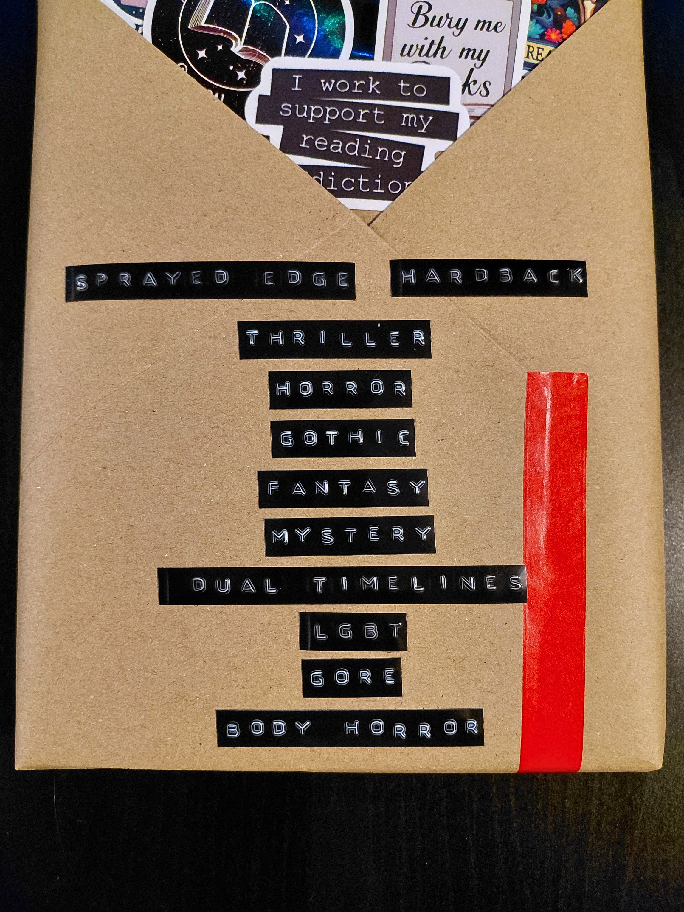 Blind Date with a Book - Hardback Sprayed Edge Horror Book