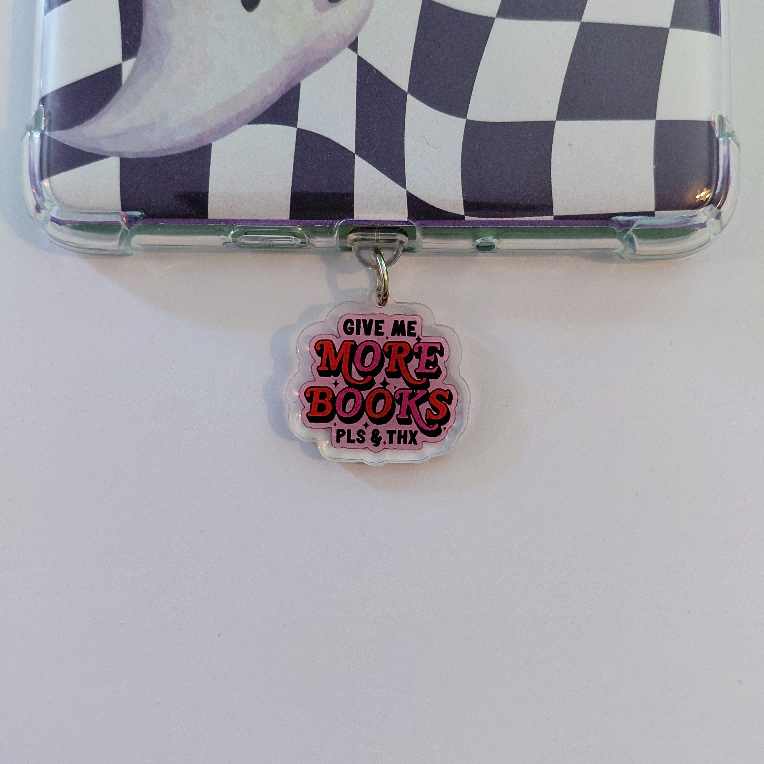 Acrylic Bookish Dust Plugs