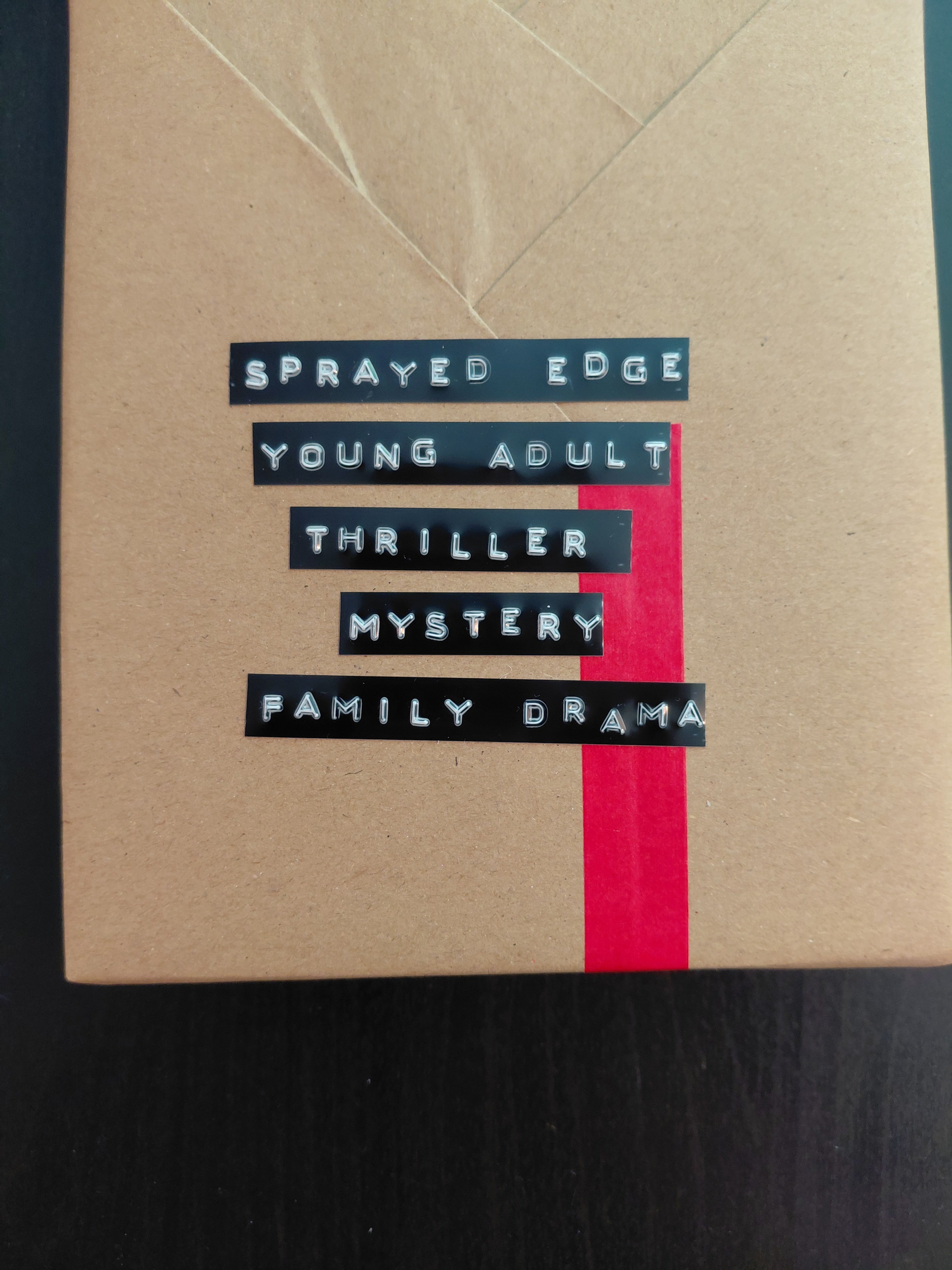 Blind Date with a Book - Sprayed Edge YA Thriller