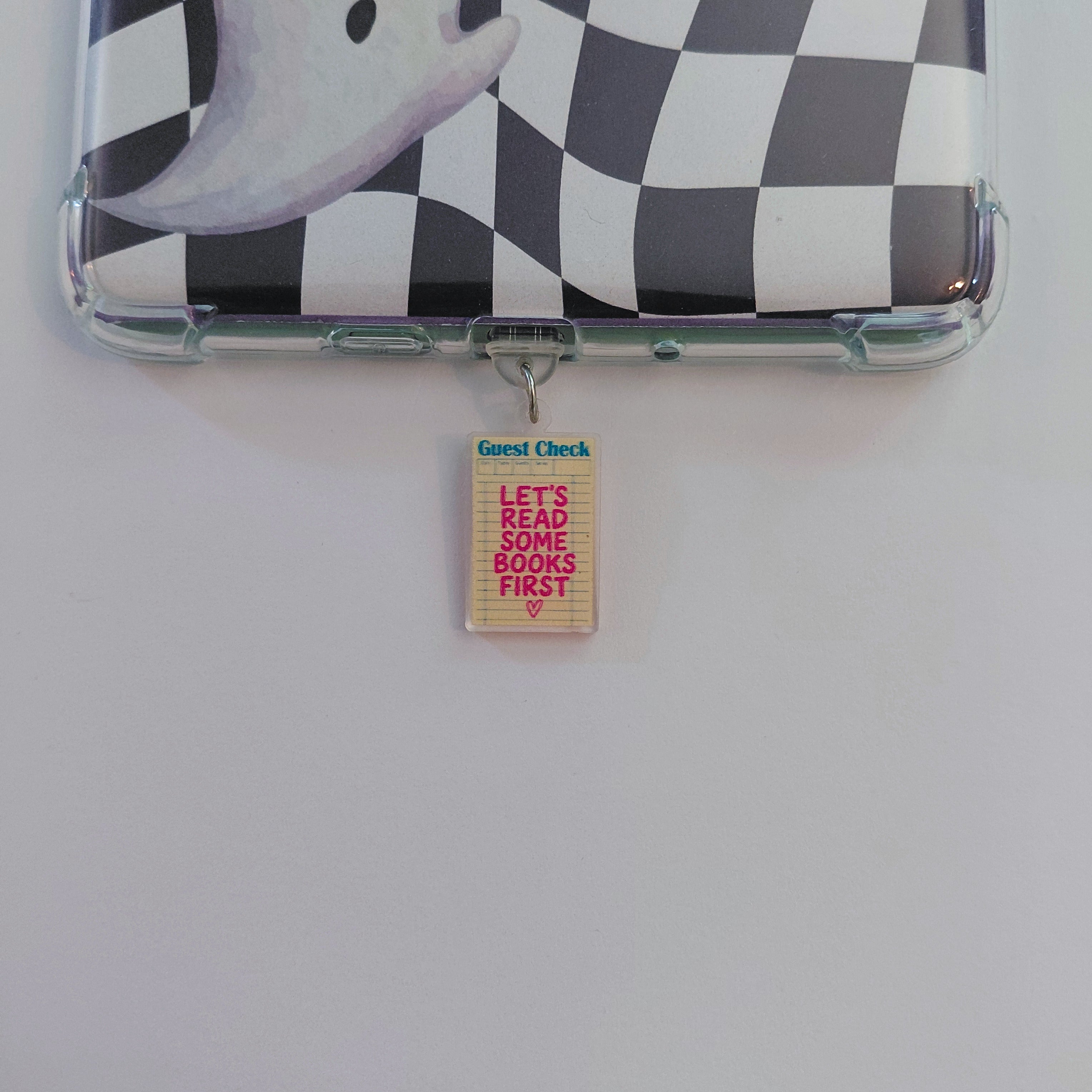 Acrylic Bookish Dust Plugs