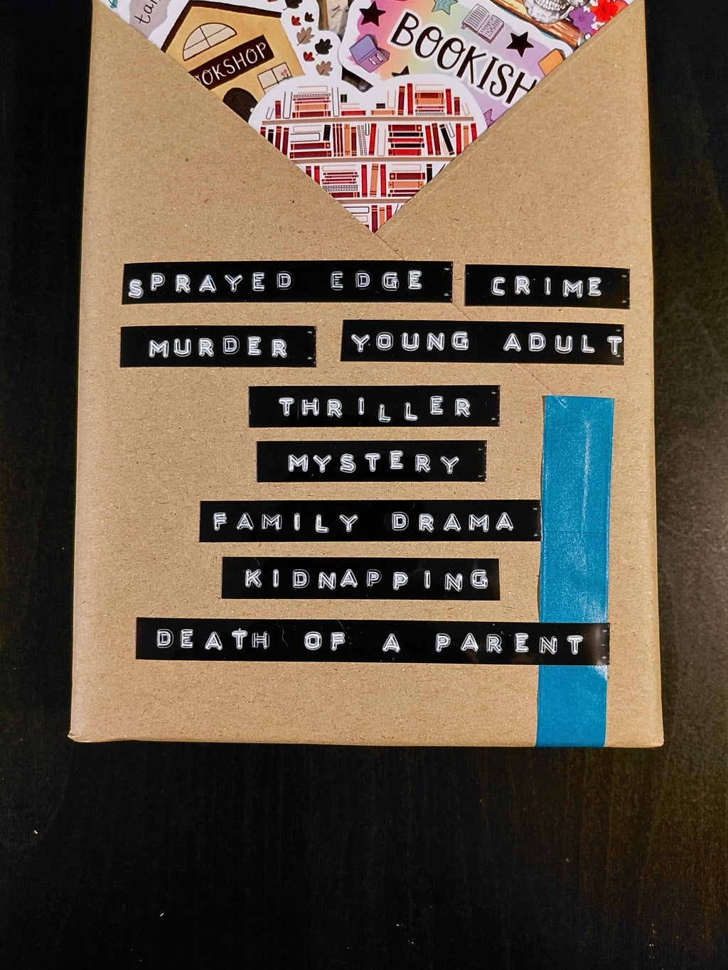 Blind Date with a Book- Sprayed Edge YA Psychological Thriller