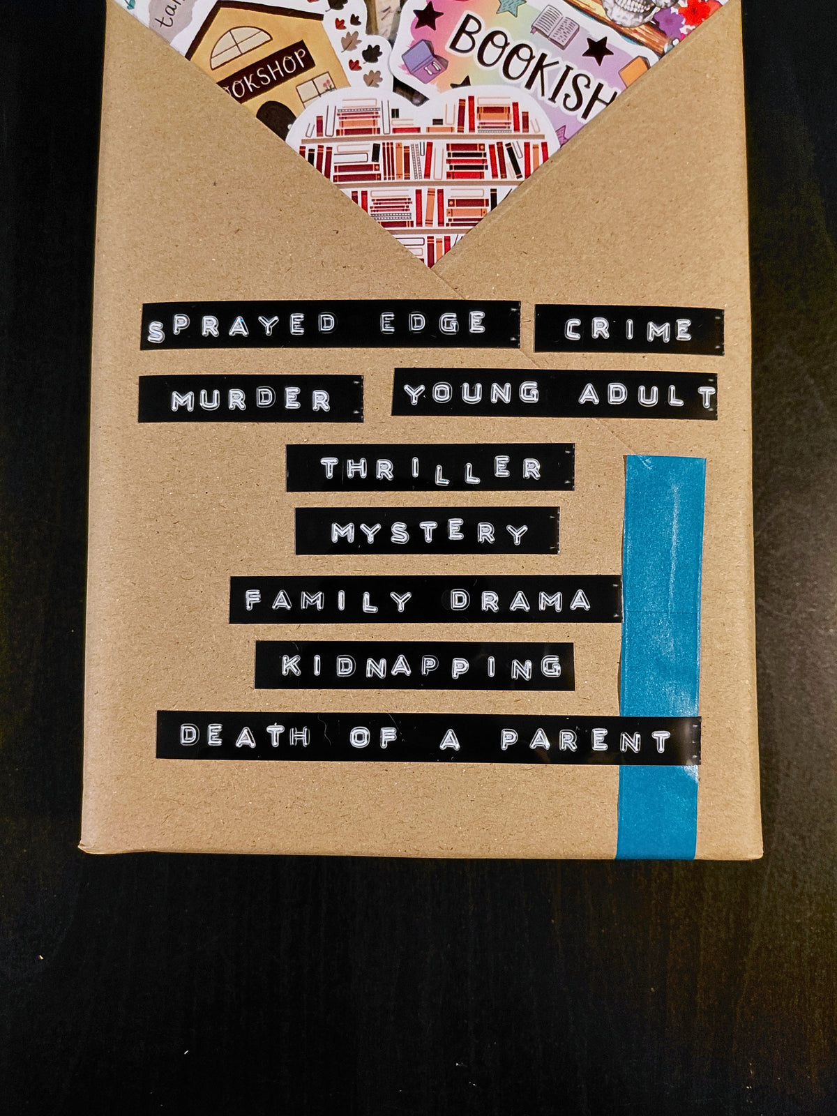 Blind Date with a Book- Sprayed Edge YA Psychological Thriller